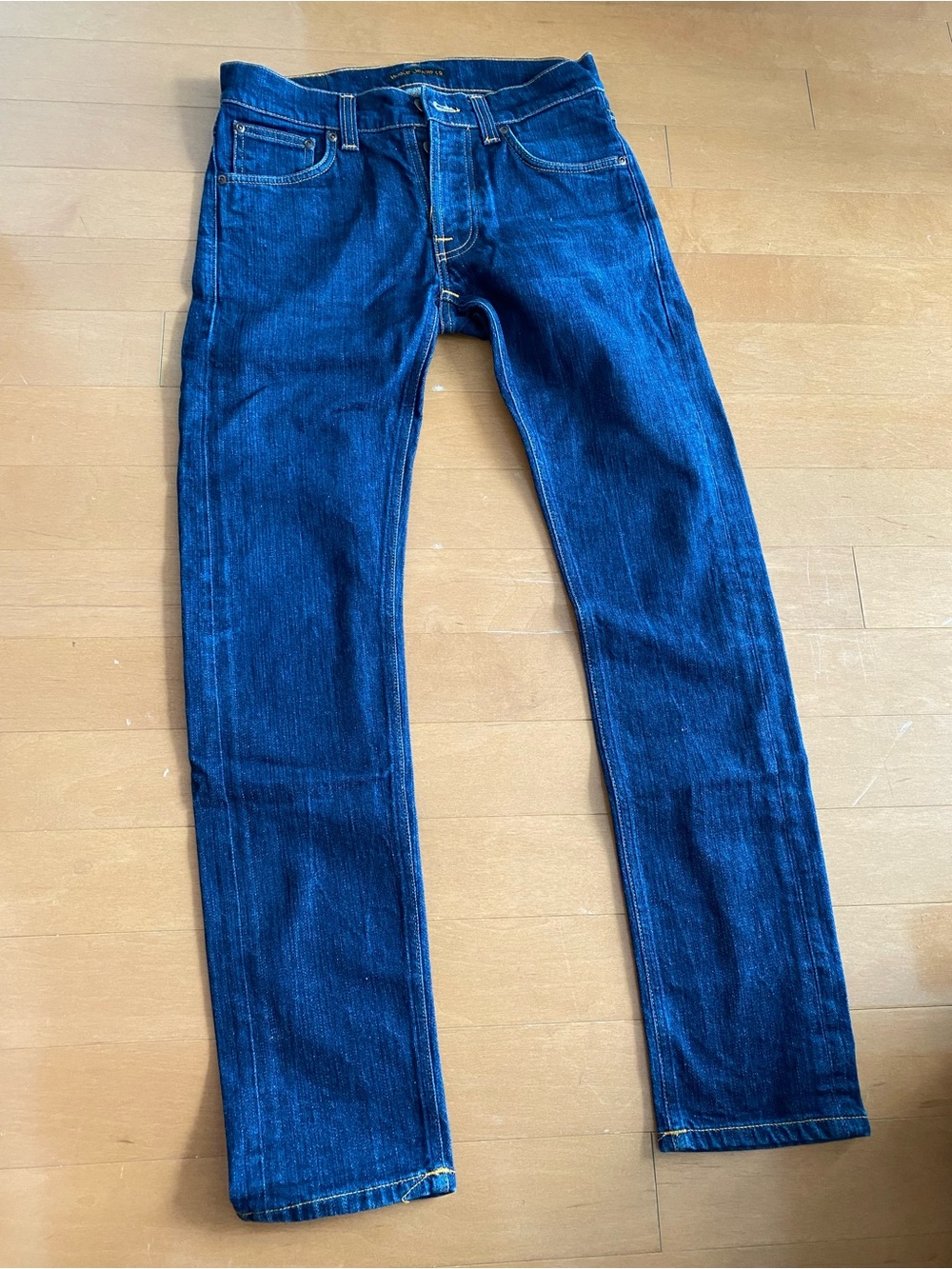 Nudie Jeans Dark Indigo Slim Straight Jeans